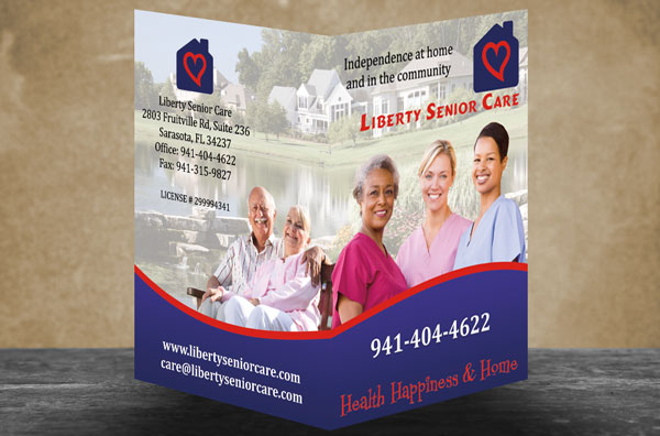 Senior Care Custom Folder Sample