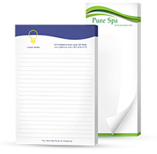 Custom-printed noted pads