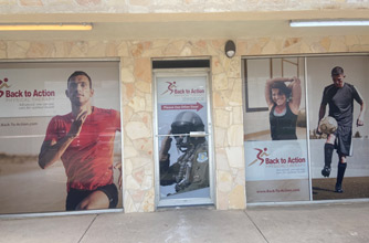 Window Perf Sign Printer- Health and Beauty