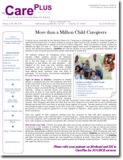 Personal Care Newsletters Caregivers