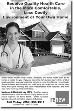 Renew Home Health Advertising